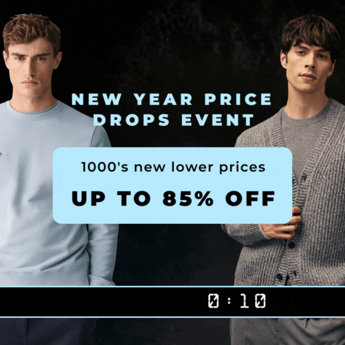 NEW YEAR PRICE DROPS EVENT 1000S NEW LOWER PRICES UP TO 85% OFF ENDS TONIGHT