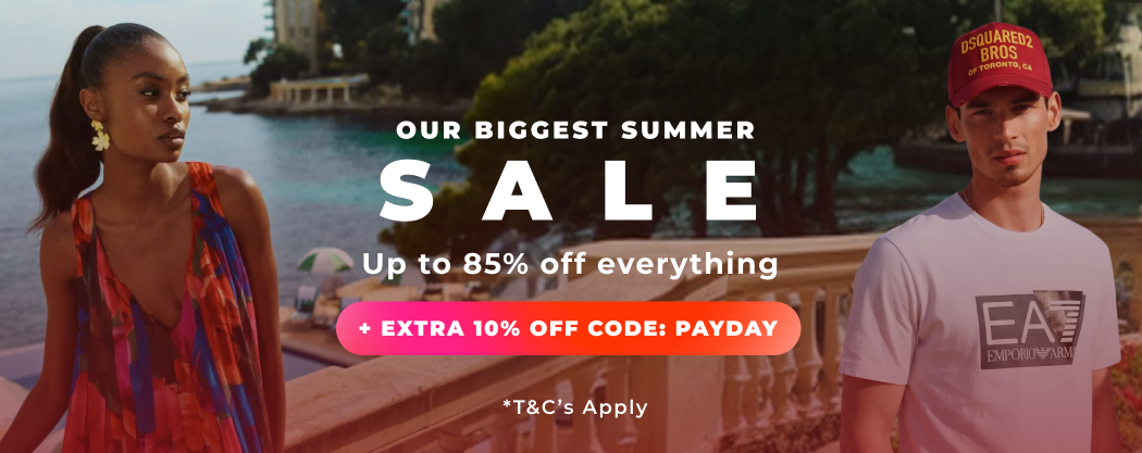 OUR BIGGEST SUMMER SALE UP TO 85% OFF EVERYTHING +EXTRA 10% OFF CODE: PAYDAY 