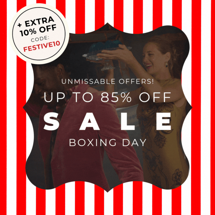 UNMISSABLE OFFERS SALE | UP TO 85% OFF EVERYTHING + EXTRA 10% OFF CODE: FESTIVE10