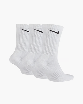 Nike Everyday Cushion Crew Training Socks 3 Pairs in White