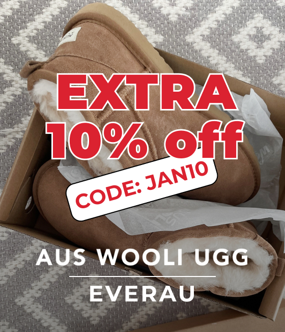 AUS WOOLI UGG EVER AU +EXTRA 10% OFF CODE: JAN10