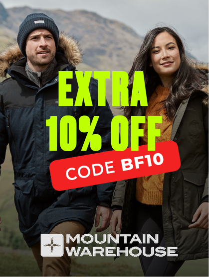 400+ PRICE DROPS ON MOUNTAIN WAREHOUSE + EXTRA 10 USE CODE: BF10