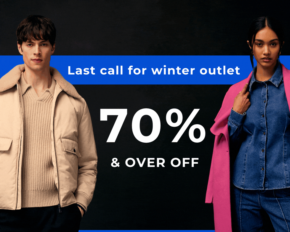 OUTLET 70% OR MORE OFF