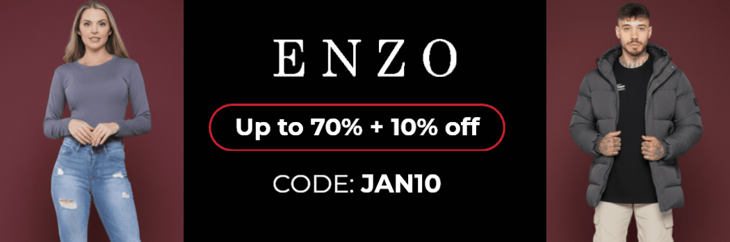 ENZO +EXTRA 10% OFF CODE: JAN10