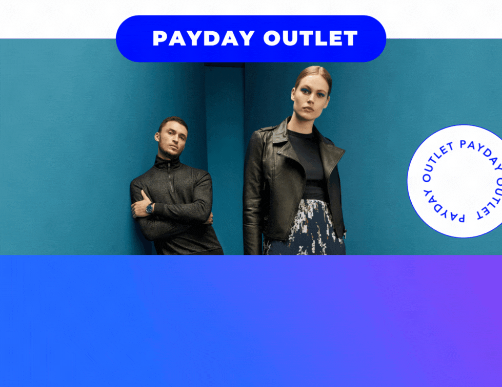 PAYDAY OUTLET 70% & OVER OFF + EXTRA 15% OFF UDE CODE: PAYDAY15 *T&Cs Apply