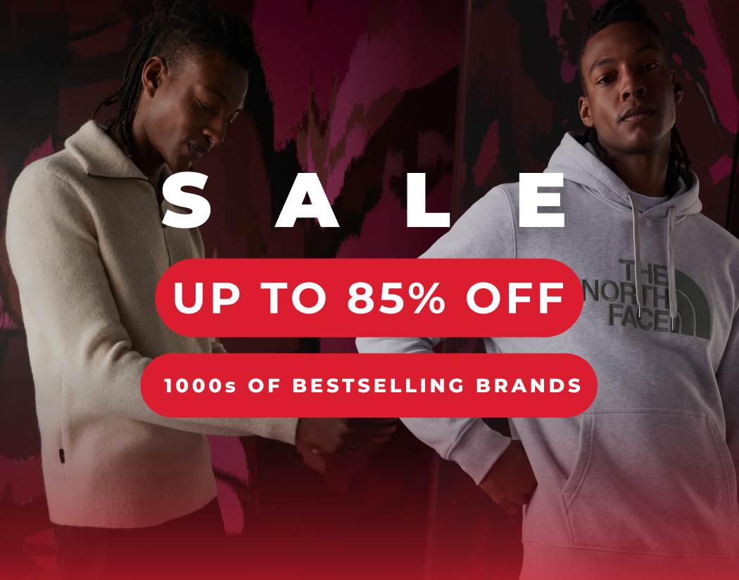SALE UP TO 85% OFF 1000S OF BESTSELLING BRANDS