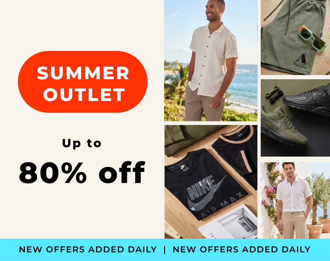 SUMMER OUTLET UP TO 80% OFF NEW OFFERS ADDED DAILY
