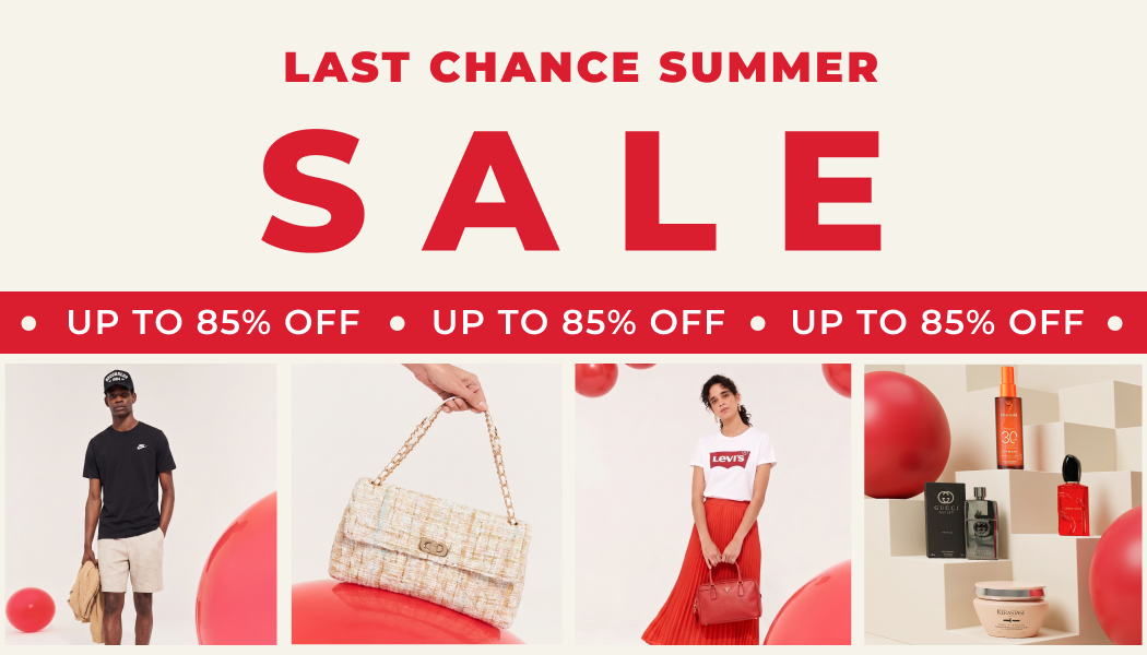 LAST CHANCE SUMMER SALE UP TO 85% OFF