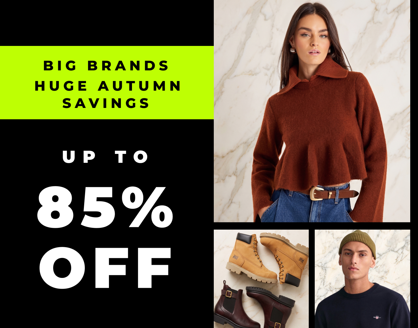  Up to 85% off big brands - Huge Autumn Savings (ENDS today)