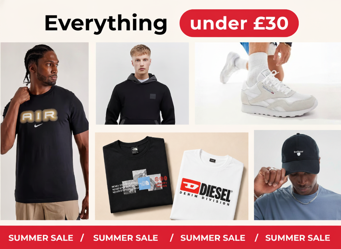 EVERYTHING UNDER £30 SUMMER SALE