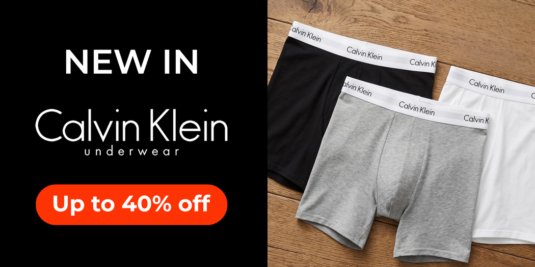 NEW IN CALVIN KLEIN UNDERWEAR UP TO 40% OFF