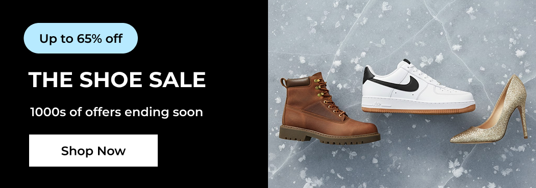 UP TO 65% OFF THE SHOE SALE 1000S OF OFFERS ENDING SOON