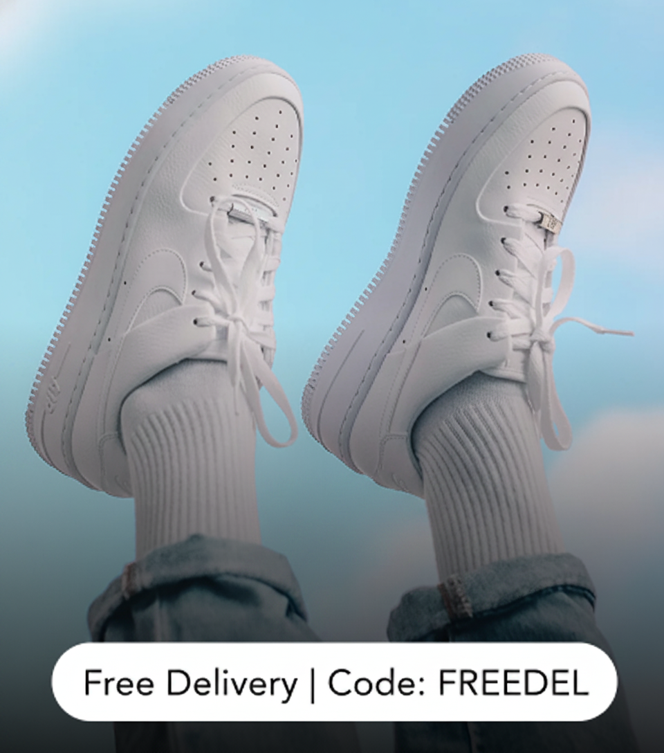 TRAINERS FREE DELIVERY CODE: FREEDEL