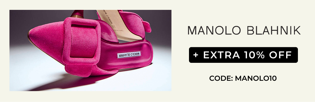Manolo Blahnik + 10% extra off use code: MANOLO10