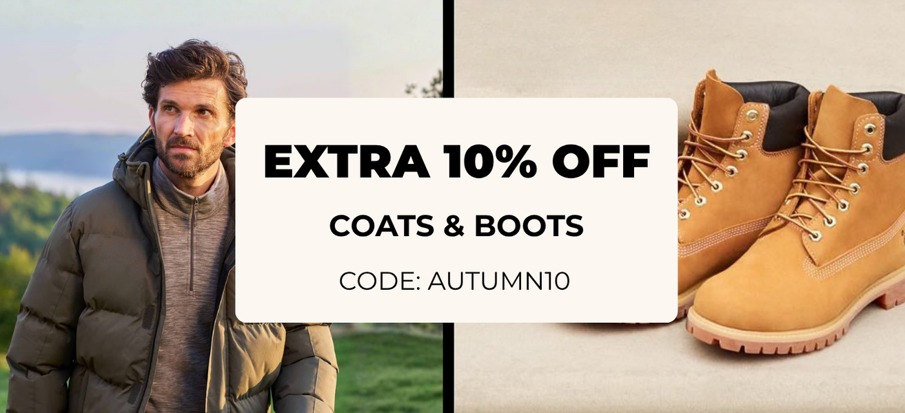  COATS & BOOTS +EXTRA 10% OFF SHOP NOW