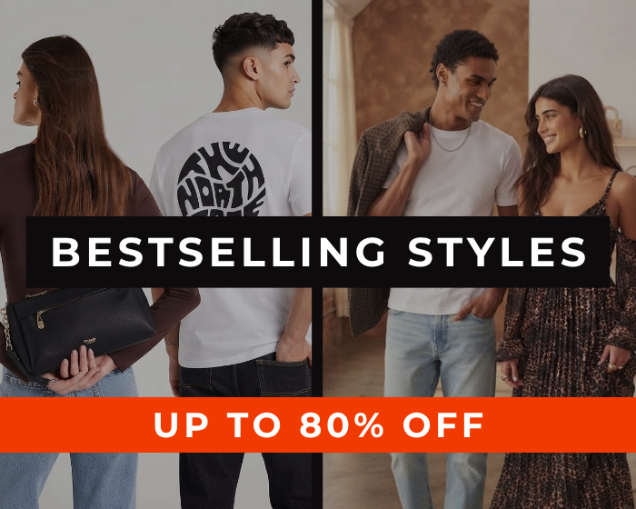 UP TO 80% OFF BESTSELLING STYLES SECRET SAVINGS WEEK