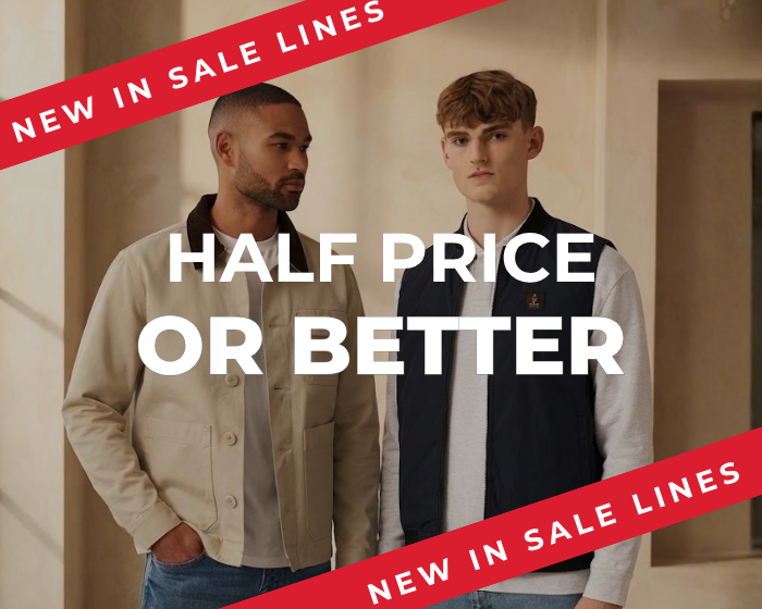 SALE HALF PRICE OR BETTER YOUR FAVOURITE STYLES