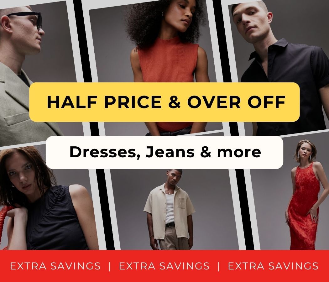 HALF PRICE & OVER OFF