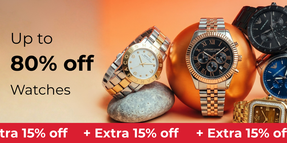 UP TO 80% OFF WACTCHES +EXTRA 15% OFF UDE CODE:PAYDAY