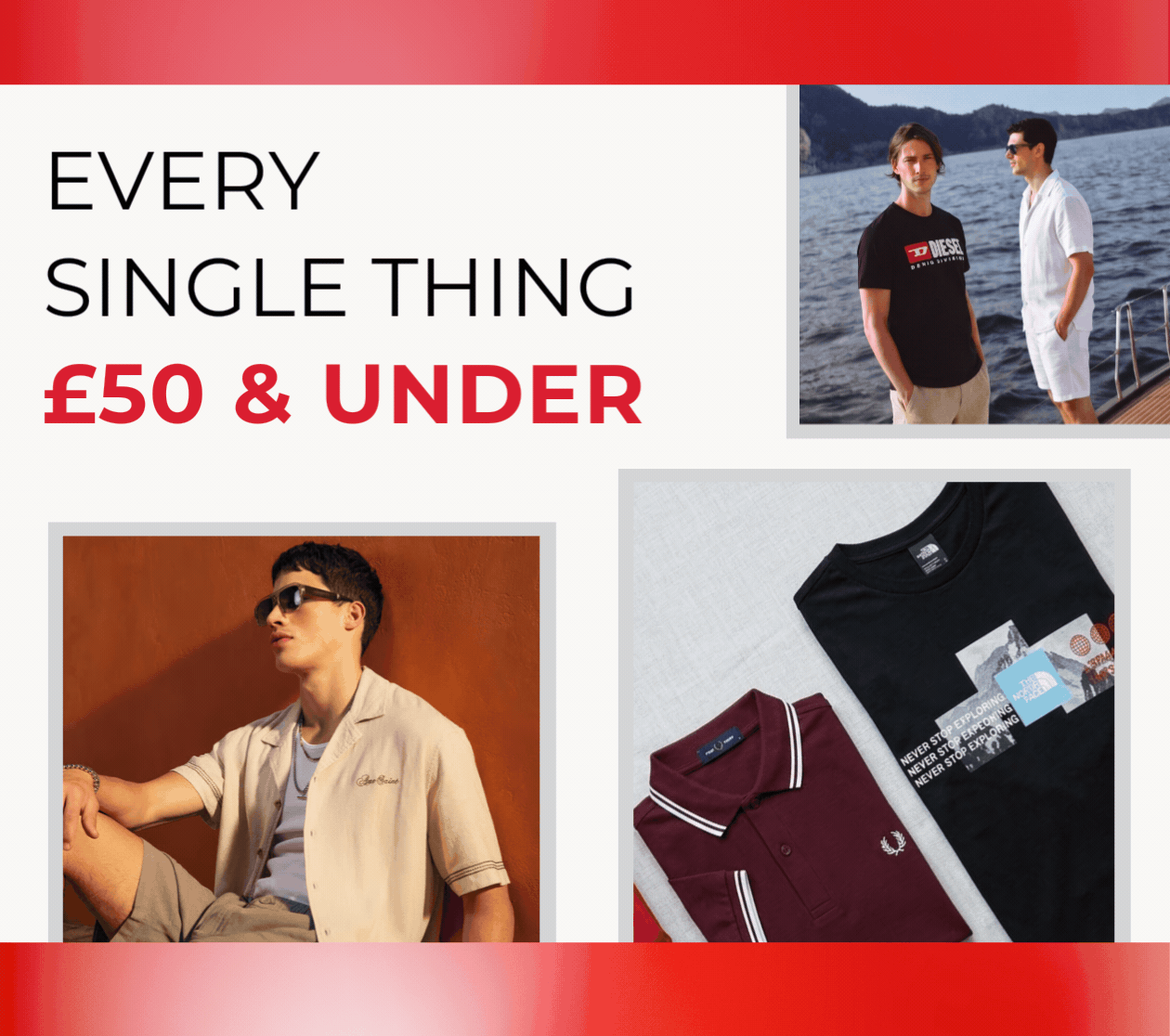 FINAL CLEARANCE EVERY SINGLE THING £50 & UNDER