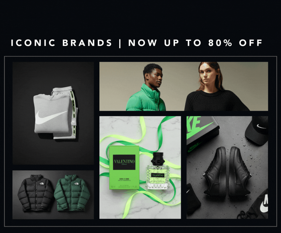 BLACK FRIDAY ICONIC BRANDS | NOW UP TO 80% OFF