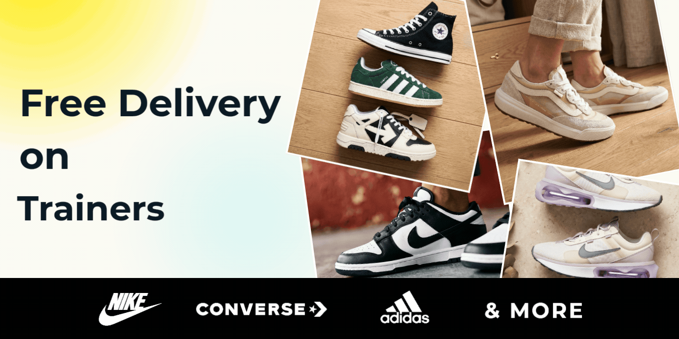 FREE DELIVERY ON 2500+ TRAINERS NIKE CONVERSE ADIDAS USE CODE: FREEDEL