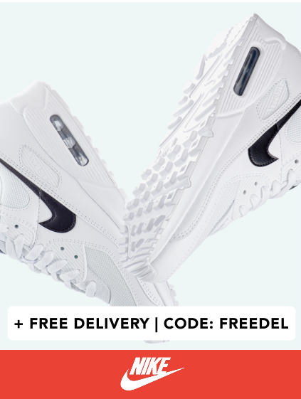 "UP TO 60% OFF NIKE +FREE DELIVERY. CODE:FREEDEL"
