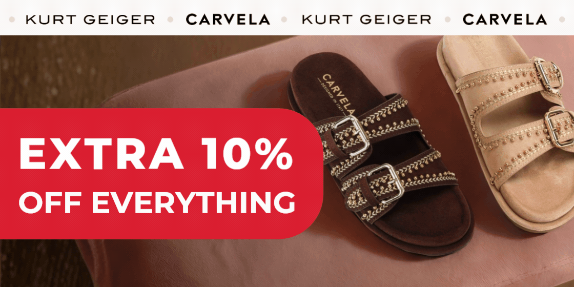 KURT GEIGER & CARVELA UP TO 70% OFF + EXTRA 10% OFF