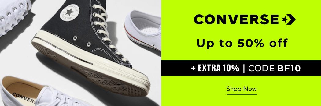 CONVERSE FREE DELIVERY +EXTRA10
