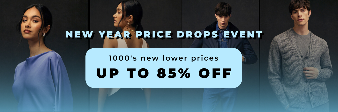 NEW YEAR PRICE DROPS EVENT 1000'S NEW LOWER PRICES UP TO 85% OFF