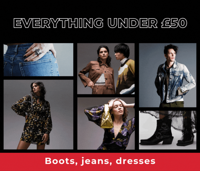 EVERYTHING UNDER £50 BOOTS, JEANS, DRESSES