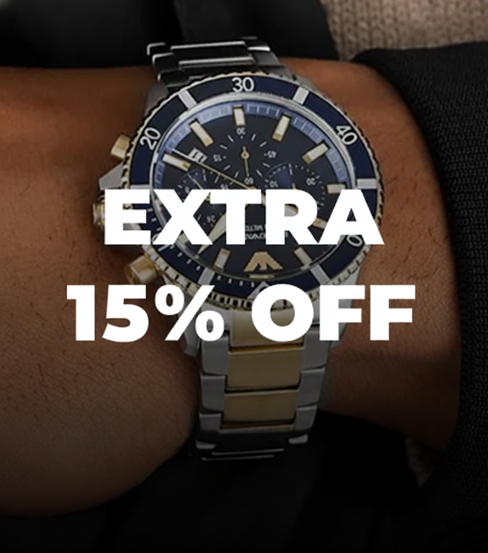 UP TO 80% OFF 1000+ DESIGNER WATCHES & JEWELLERY + 15% OFF CODE: MAY15