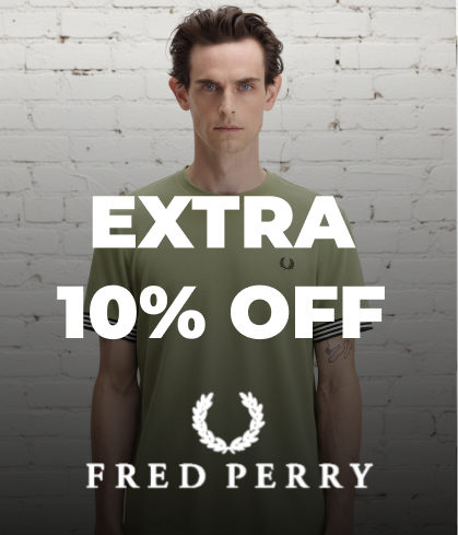 FRED PERRY +EXTRA 10% OFF CODE: APRIL10
