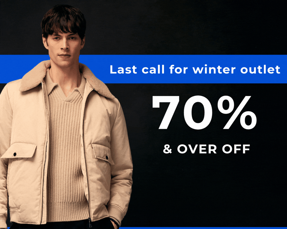 OUTLET 70% & OVER OFF