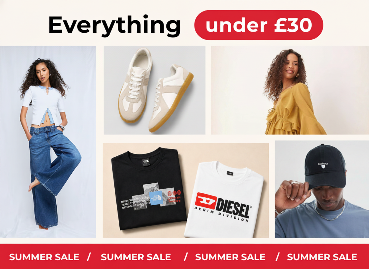 EVERYTHING UNDER £30 SUMMER SALE