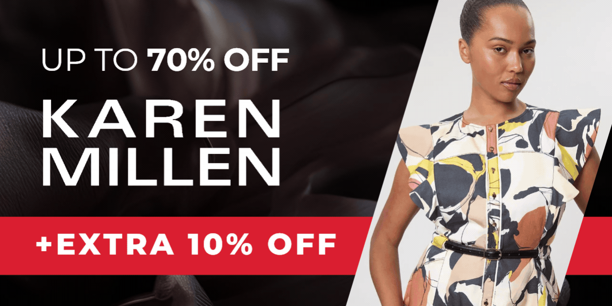 UP TO 70% OFF KAREN MILLEN + EXTRA 10% OFF