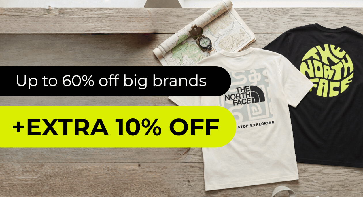 UP TO 60% OFF BIG BRANDS