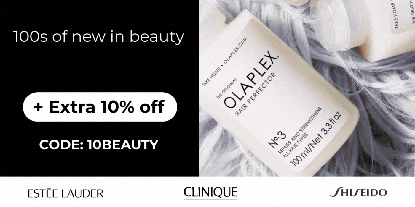BEAUTY UP TO 80% OFF + EXTRA 10% OFF - 100 OF NEW IN BEAUTY BRANDS! CODE: 10BEAUTY