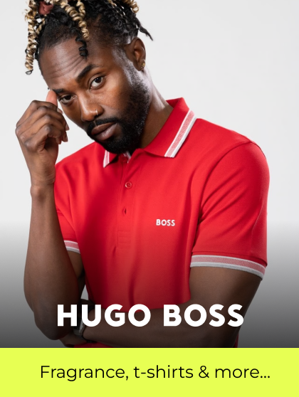 "HUGO BOSS NEW IN FRAGRANCE, T-SHIRTS & MORE..."