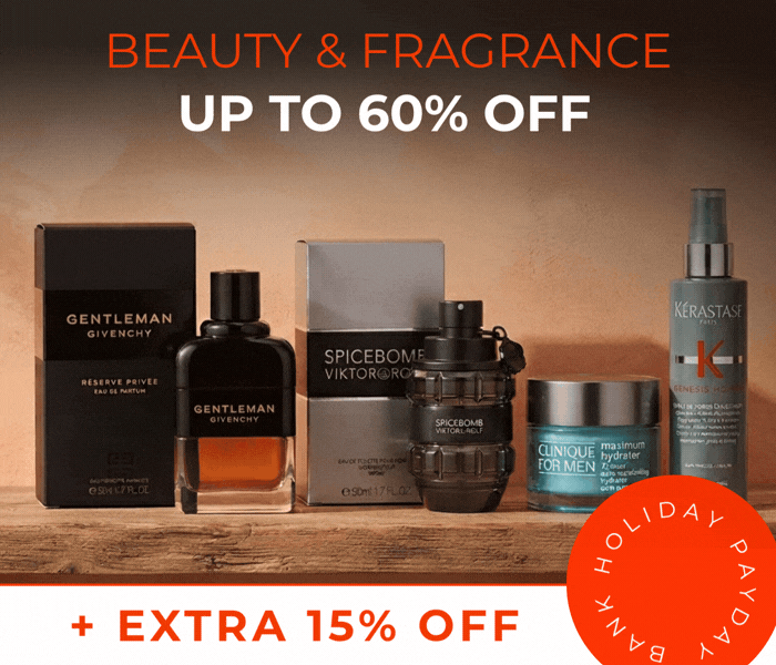 BEAUTY & FRAGRANCE EXTRA 15% OFF EVERYTHING!