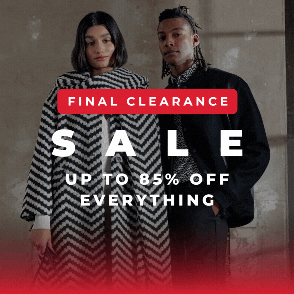 FINAL CLEARANCE SALE UP TO 85% OFF EVERYTHING