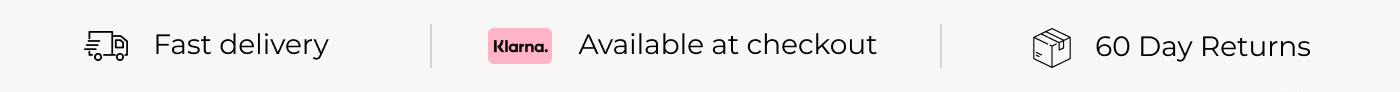 FAST DELIVERY | KLARNA AVAILABLE AT CHECKOUT |