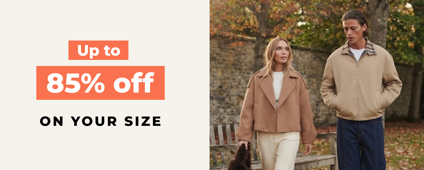 New Season UP TO 80% OFF ON YOUR SIZE 