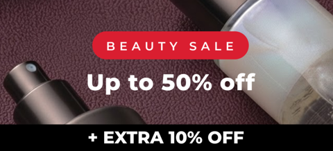 BEAUTY SALE UP TO 50% OFF + EXTRA 10% OFF USE CODE AUG10