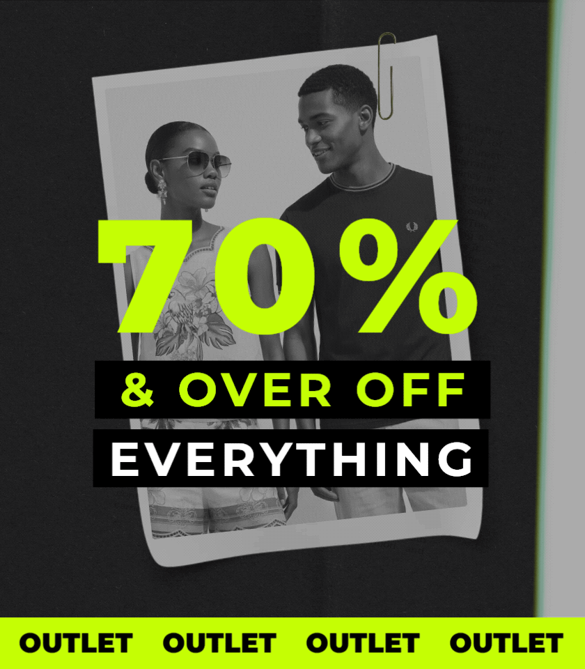 OUTLET 70% & OVER OFF EVERYTHING 