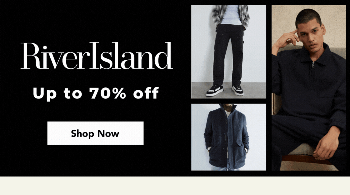 RIVER ISLAND: UP TO 70% OFF + EXTRA 10% OFF CODE: RIVER