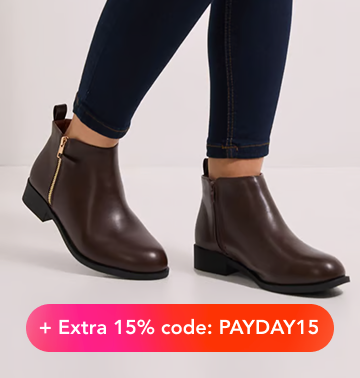 "400+ NEW IN BOOTS +15% OFF USE CODE: PAYDAY15"