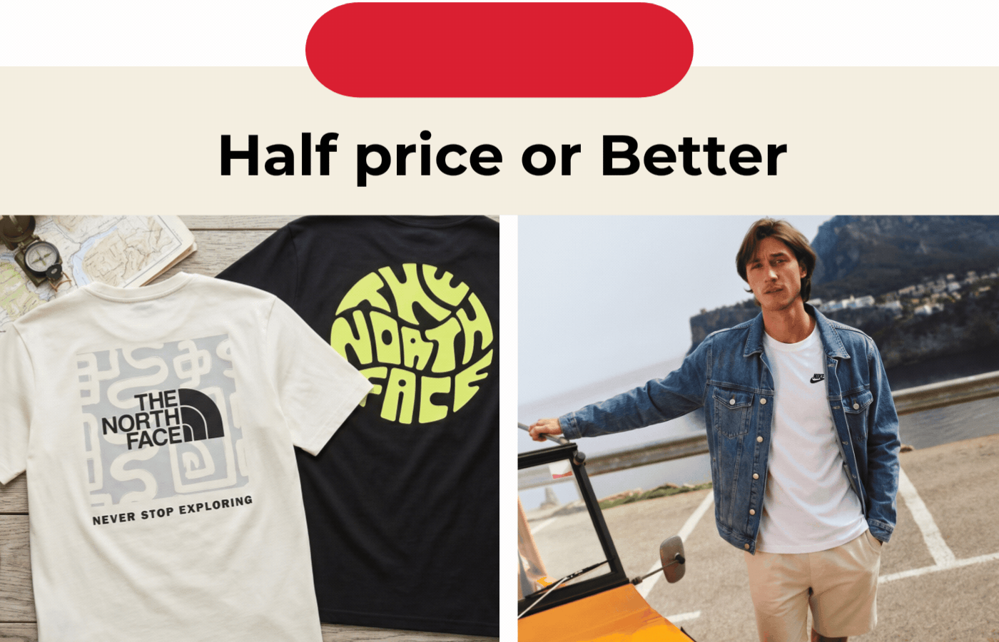 SUMMER SALE HALF PRICE OR BETTER