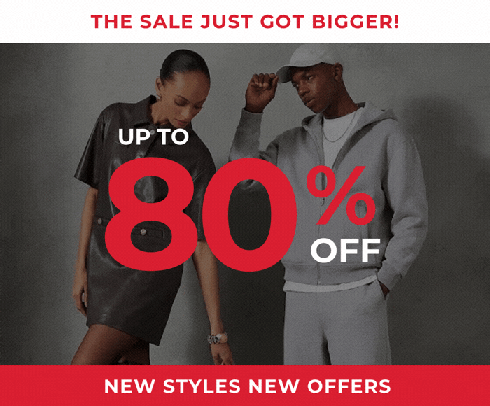SALE UP TO 85% OFF 1000S OF BESTSELLING BRANDS
