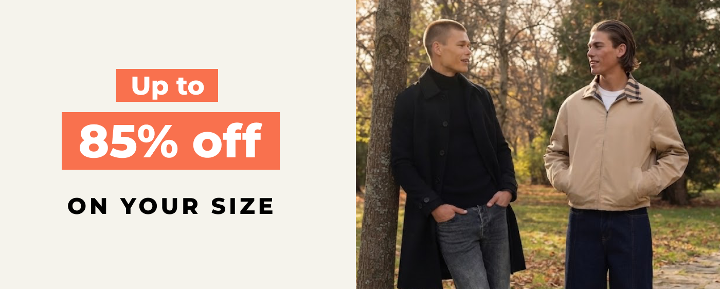 New Season UP TO 80% OFF ON YOUR SIZE 